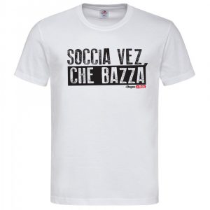 t-shirt socchia che bazza