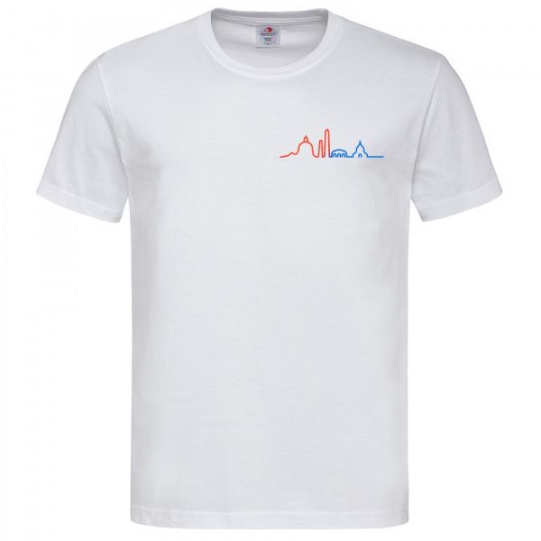 T-shirt Skyline Rossoblu