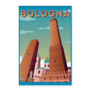 Poster Due Torri Cartolina 30x45