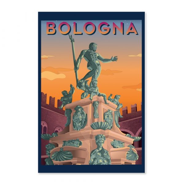 Poster Nettuno Cartolina 50x75