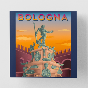 Poster Nettuno Cartolina 30x30cm